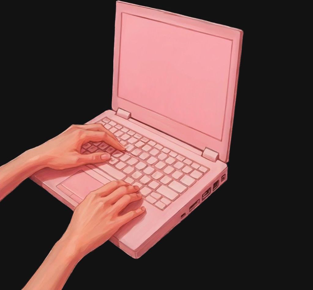 Illustration of Anna writing a financial research